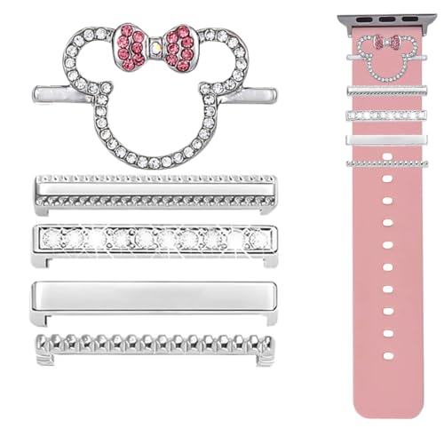 LQIOACU 5 Stück Appl e watch charms, Charms für Appl e watch Armband (Mic ky Maus) von LQIOACU