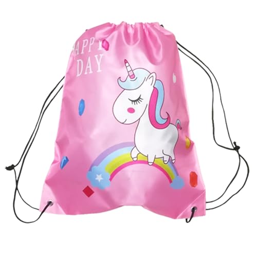 LQIOACU Turnbeutel Mädchen, Sportbeutel Mädchen, Turnbeutel Kindergarten, Geschenk mit Namen personalisiert by Turnbeutel Rucksack - Einhorn Unicorn, 1 Stück von LQIOACU