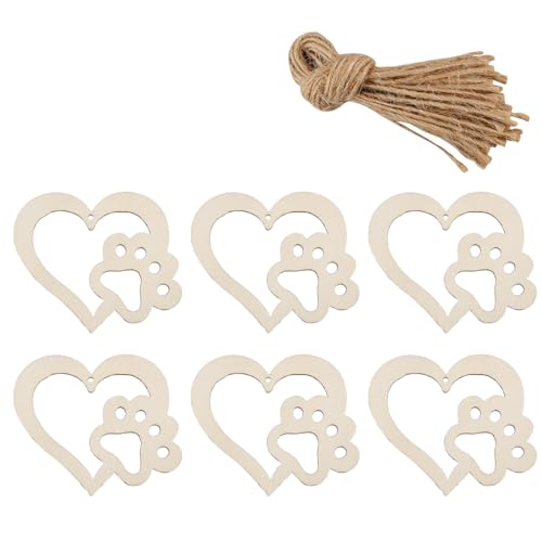 LQIOACU deko hund gartendeko hund herz schild hund gartendeko,6 Stück, geeignet für die Dekoration des Gartens,Fügen Sie Charme zu Ihrem Land Garten Rasen von LQIOACU