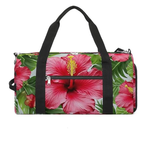 Fitness Tasche, Hibiskus Blume Druck Wiederverwendbare Turnbeutel Sport Reise Fitness Tasche Essentials Gym Bag mit Schuhfach, Style, One Size, Stil:, Einheitsgröße Fitness Tasche, Hibiskus Blume Druck Wiederverwendbare Turnbeutel Sport Reise Fitness Tasche Essentials Gym Bag mit Schuhfach, Style, One Size, Stil:, Einheitsgröße von LQPMNK