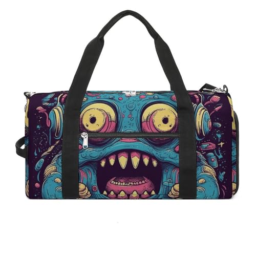 Fitness Tasche, Love Music Monster Print Wiederverwendbare Turnbeutel Sport Reise Fitness Tasche Essentials Gym Bag mit Schuhfach, Style, One Size, Stil:, Einheitsgröße Fitness Tasche, Love Music Monster Print Wiederverwendbare Turnbeutel Sport Reise Fitness Tasche Essentials Gym Bag mit Schuhfach, Style, One Size, Stil:, Einheitsgröße von LQPMNK