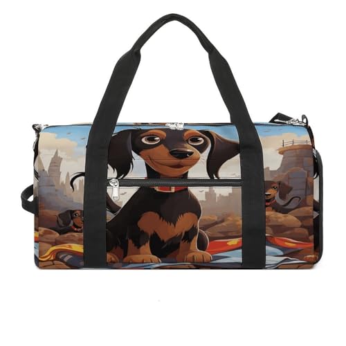 Fitness Tasche, My Dachshunds Print Wiederverwendbare Turnbeutel Sport Reise Fitness Tasche Essentials Gym Bag mit Schuhfach, Style, One Size, Stil:, Einheitsgröße Fitness Tasche, My Dachshunds Print Wiederverwendbare Turnbeutel Sport Reise Fitness Tasche Essentials Gym Bag mit Schuhfach, Style, One Size, Stil:, Einheitsgröße von LQPMNK
