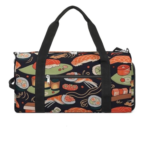 Fitness Tasche, Sushi Shrimp Print Wiederverwendbare Turnbeutel Sport Reise Fitness Tasche Essentials Gym Bag mit Schuhfach, Style, One Size, Stil:, Einheitsgröße Fitness Tasche, Sushi Shrimp Print Wiederverwendbare Turnbeutel Sport Reise Fitness Tasche Essentials Gym Bag mit Schuhfach, Style, One Size, Stil:, Einheitsgröße von LQPMNK
