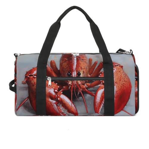 Fitness Tasche Hummer Druck Wiederverwendbar Turnbeutel Sport Reise Fitness Tasche Essentials Gym Bag mit Schuhfach Style One Size, Stil:, Einheitsgröße von LQPMNK