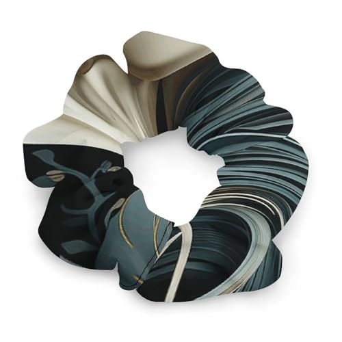 Satin-Haargummis, Pferdemuster-Druck, Pferdeschwanz-Haargummis, langlebige Haarbänder, elastische Haarbänder mit modischen Haargummis für Frauen von LQPMNK