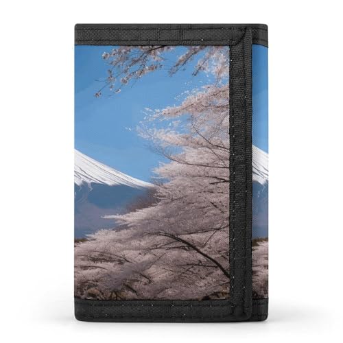 Trifold Wallet, Mountain in Early Spring Print Wallet with Multiple Slots Elegant Wallet Business Wallet Travel Wallet Multi Pocket Wallet, Style, One Size, Minimalist, Stil:, Einheitsgröße, von LQPMNK
