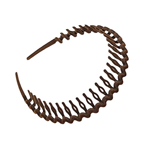 Hair Hoop Female All-Match Press Haarkopf Unisex Schwarz Hoop Sport Haarband Mode Haarband R9F3 Wellenkopf Zubehör Haar von LQQDREX