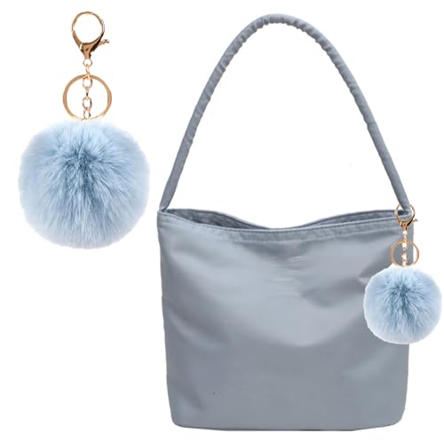 LQSCJS Umhängetasche Damen Handtasche, Umhängetasche Tasche, y2k Shoulder Bag, 90er Jahre Umhängetasche Damen, Handtasche Vintage für Frauen Dating Reisen Party Einkaufe (Blau-2) von LQSCJS