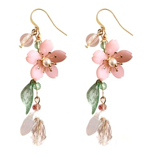 Ohrringe Damen, Exquisit Ohringe Hängend Bunte Ohrringe Elegant Earrings Lang Ohrring Modeschmuck für Damen Partys Hochzeiten Alltag Zubehör von LQTSLFM