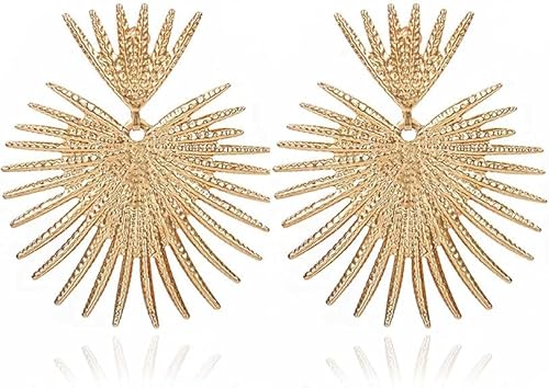 Gold Ohrringe Damen,Goldene Statement-Ohrringe, Vintage Übertrieben Herz Baumeln Gold Schmuck für Damen und Mädchen Gold Ohrringe Damen,Goldene Statement-Ohrringe, Vintage Übertrieben Herz Baumeln Gold Schmuck für Damen und Mädchen von LQTSLFM