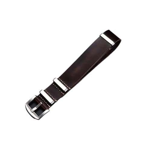 LQXHZ Armband aus echtem Leder, 18 mm, 20 mm, 22 mm, 24 mm, Uhrenarmbänder aus Rindsleder, Retro-Uhrenarmband, handgefertigt, 18mm, Achat von LQXHZ