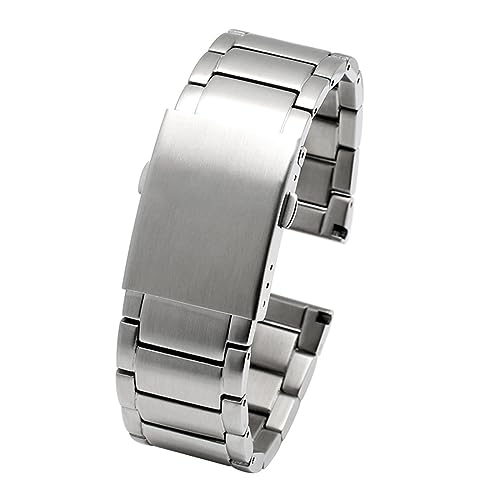 LQXHZ Edelstahl-Uhrenarmband Kompatibel Mit Diesel DZ4316 DZ7395 7305 4209 4215 Männer Metall Solid Armband Armband 24 Mm 26 Mm 28 Mm 30 Mm (Color : A Silver, Size : 24mm) von LQXHZ