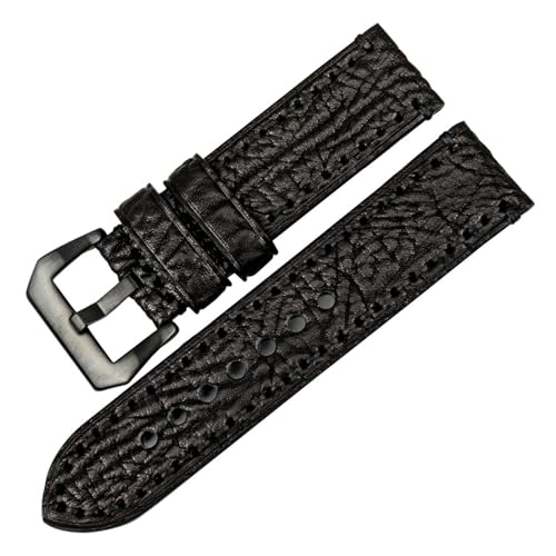 LQXHZ Neues Uhrenzubehör 20 22 24 26 Mm Italienisches Rindsleder-Uhrenarmband, Braunes Uhrenarmband, Kompatibel Mit Fossil-Uhrenarmband (Color : Black B, Size : 26mm) von LQXHZ