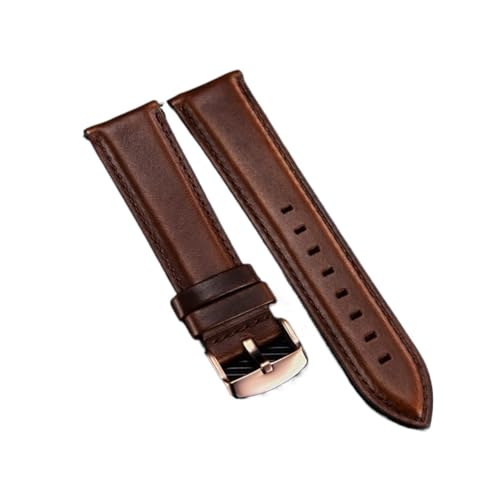 LQXHZ Schnellverschluss-Armbänder für Herren und Damen, echtes Leder, 18 mm, 20 mm, 22 mm, Smartwatch-Uhrenzubehör, 18 mm, Achat von LQXHZ