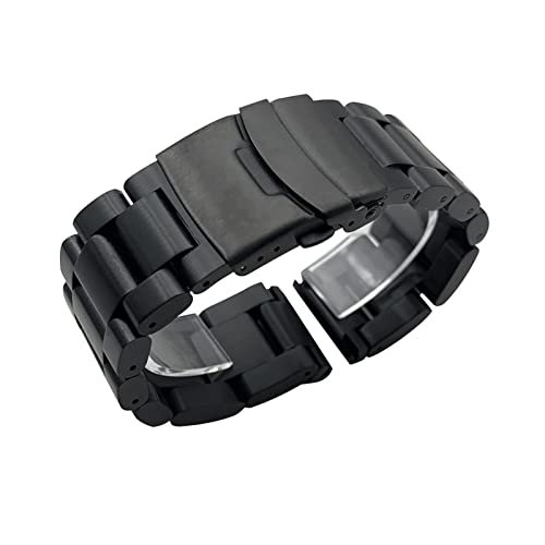 LQXHZ Solide Dicke 5,5 mm 316L Armbänder aus Edelstahl, silberfarben, 22 mm, 24 mm, 26 mm, Uhrenarmband aus Metall, Uhrenarmband, 22mm, Achat von LQXHZ