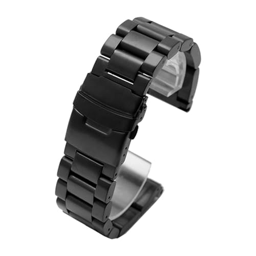 LQXHZ Solide Dicke 5,5 mm 316L Armbänder aus Edelstahl, silberfarben, 22 mm, 24 mm, 26 mm, Uhrenarmband aus Metall, Uhrenarmband, 26mm, Achat von LQXHZ