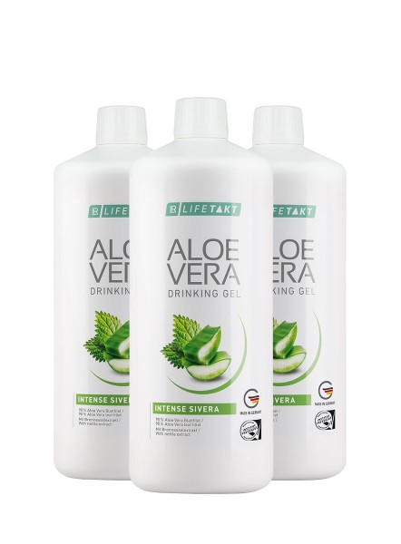Aloe Vera Drinking Gel Intense Sivera 3er Set von LR Health & Beauty