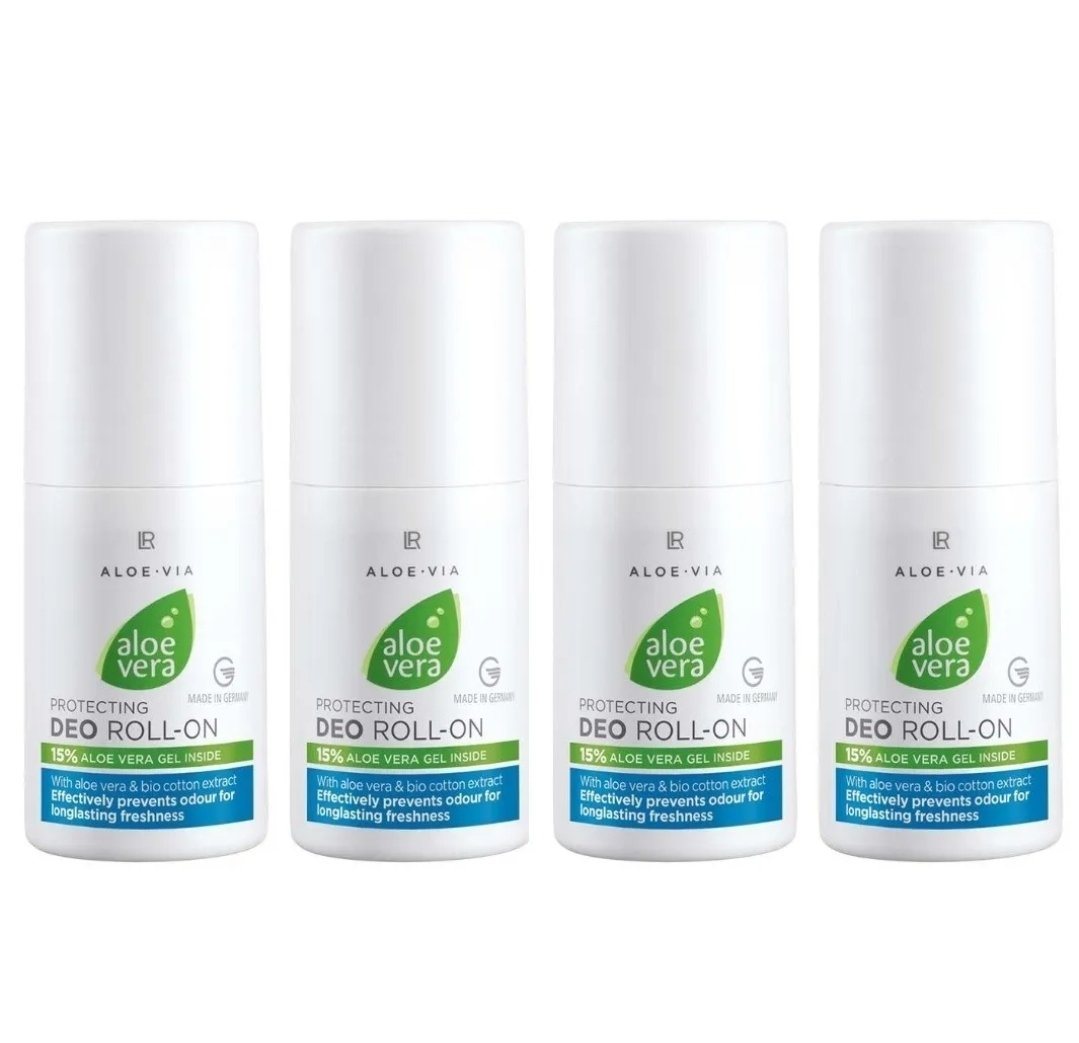 LR Deo-Roller Aloe Vera Schützender Deo Roll-on, 4-tlg., 4er Pack von LR