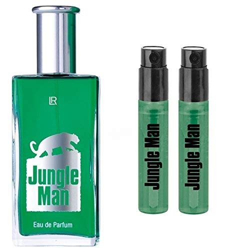 LR Jungle Herrenparfüm, 50 ml, mit 2x Vapos Jungle Herrenparfüm für unterwegs von LR