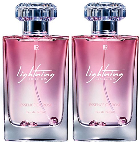LR Lightning Collection Eau de Parfum Essence of Rose für Frauen (2x 50 ml) von L R