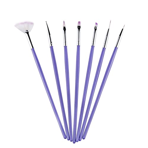 Nagelbürste, Nail Art Polish Gel Tips Pinsel Punktierung Malerei Zeichenstift Fan Sektor Line Builder Dekoration Maniküre Make-up-Tools Nagelbürste, Nail Art Polish Gel Tips Pinsel Punktierung Malerei Zeichenstift Fan Sektor Line Builder Dekoration Maniküre Make-up-Tools von LRFNKCT