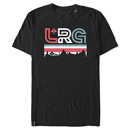 LRG Herren Gewelltes Astro T-Shirt, schwarz, Groß von LRG