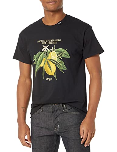 LRG Herren Lemon kurzen Ärmeln T-Shirt, Black Kush, Groß von LRG