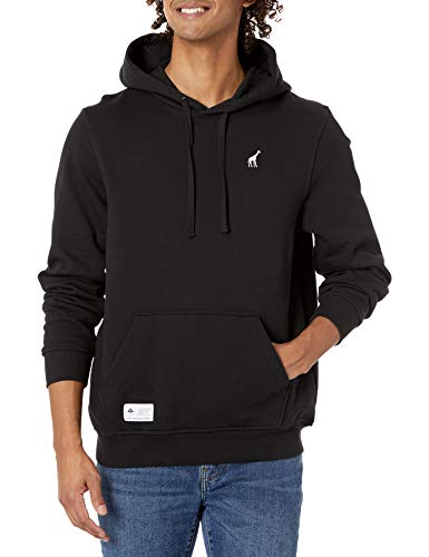 LRG Men's Hooded Pullover Sweatshirt with Logo, Black, 2X von LRG