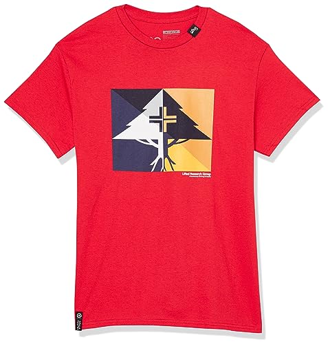 LRG Men's Shaded Red Short Sleeve T Shirt XL von LRG