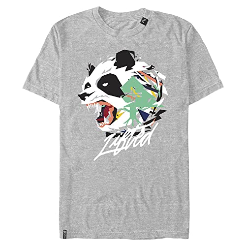 Mad Engine Brands Herren Angry Panda T-Shirt, Athletic Heather, X-Groß von LRG