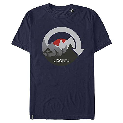 LRG Herren Valley Cycle T-Shirt, Marineblau, XL von LRG