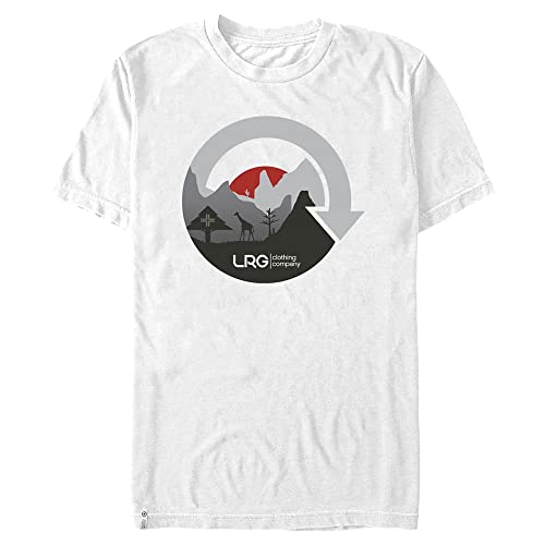 Mad Engine Brands Herren Valley Cycle T-Shirt, Weiß, Mittel von LRG