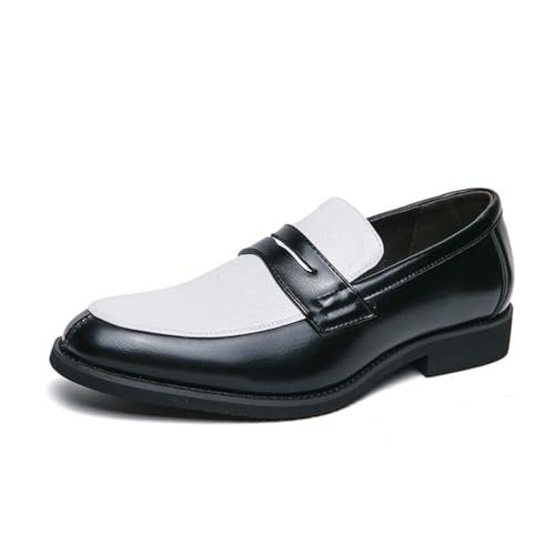 LRMYMHY Herren Leder Slip-On Kleid Loafer Klassischer Penny Schuh Für Formelle Geschäftshochzeit Casual Fahrschuhe,Schwarz,38 EU LRMYMHY Herren Leder Slip-On Kleid Loafer Klassischer Penny Schuh Für Formelle Geschäftshochzeit Casual Fahrschuhe,Schwarz,38 EU von LRMYMHY