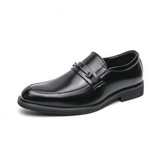 LRMYMHY Herren Slip-On Loafer Klassische Runde Zehe Smoking Hausschuhe Casual Formal Dress Schuhe,Schwarz,38 EU LRMYMHY Herren Slip-On Loafer Klassische Runde Zehe Smoking Hausschuhe Casual Formal Dress Schuhe,Schwarz,38 EU von LRMYMHY