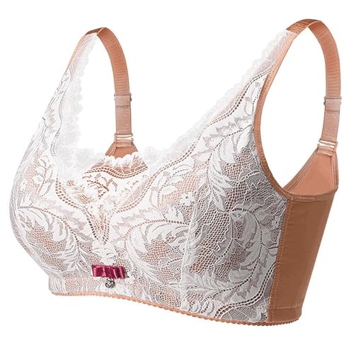 Mastektomie-BH For Frauen Brustprothese Mit Taschen Volle Abdeckung Bequem Leicht Drahtlos Tägliche Bralette(XL) von LRSSMB
