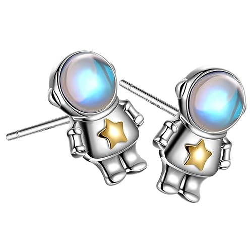 LRXIYODE 1 Paar Astronaut Ohrringe für Frauen Einzigartige Niedliche Ohrstecker im Spaceman Design Langlebig und für Besondere Anlässe oder Alltag LRXIYODE 1 Paar Astronaut Ohrringe für Frauen Einzigartige Niedliche Ohrstecker im Spaceman Design Langlebig und für Besondere Anlässe oder Alltag von LRXIYODE