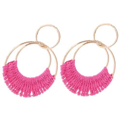 LRXIYODE 1 Paar Bohemian Raffia Creolen Ohrringe für Frauen Handgemachte Sommer Strand Schmuck Geometrische Rattan Hoop Ohrringe Stilvolle und für Prom Hochzeiten und Partys LRXIYODE 1 Paar Bohemian Raffia Creolen Ohrringe für Frauen Handgemachte Sommer Strand Schmuck Geometrische Rattan Hoop Ohrringe Stilvolle und für Prom Hochzeiten und Partys von LRXIYODE