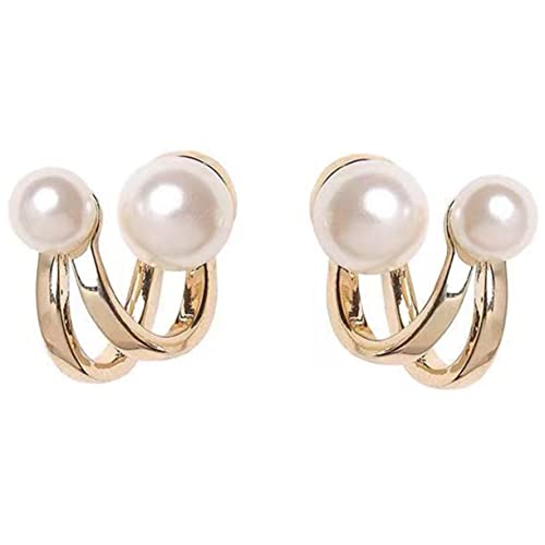 LRXIYODE 1 Paar Clip Perlenohrringe für Damen Ohrklemmen Piercing Schmuckstück für Hochzeit Geburtstag und Alltag Weiße Perlen LRXIYODE 1 Paar Clip Perlenohrringe für Damen Ohrklemmen Piercing Schmuckstück für Hochzeit Geburtstag und Alltag Weiße Perlen von LRXIYODE