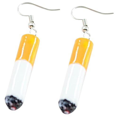 LRXIYODE 1 Paar Kreative Ohrringe für Frauen Dangle Ohrringe im Zigarettenspitze Design Leicht und Langlebig für Alltag Partys und Besondere Anlässe LRXIYODE 1 Paar Kreative Ohrringe für Frauen Dangle Ohrringe im Zigarettenspitze Design Leicht und Langlebig für Alltag Partys und Besondere Anlässe von LRXIYODE