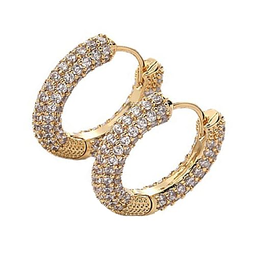 LRXIYODE 1 Paar Retro Zircon Hoops Ohrringe für Damen Elegantes Design für Alltag und Besondere Anlässe Haltbares Material Cartilage Piercing Zubehör LRXIYODE 1 Paar Retro Zircon Hoops Ohrringe für Damen Elegantes Design für Alltag und Besondere Anlässe Haltbares Material Cartilage Piercing Zubehör von LRXIYODE