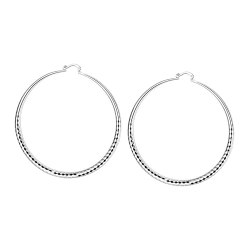 LRXIYODE 1 Paar Vintage Runde Creolen Ohrringe für Damen Große Retro Loop Ohrringe für Outfit für Besondere Anlässe und Alltag LRXIYODE 1 Paar Vintage Runde Creolen Ohrringe für Damen Große Retro Loop Ohrringe für Outfit für Besondere Anlässe und Alltag von LRXIYODE