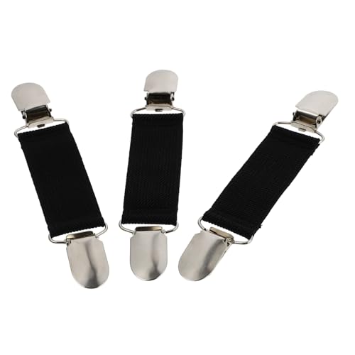 LRXIYODE 1 Satz Vintage Sweater Clips Set Antirutsch Clips für Damen Retro Cardigan Zubehör für Pullover Schals und Kleider Schwarz von LRXIYODE