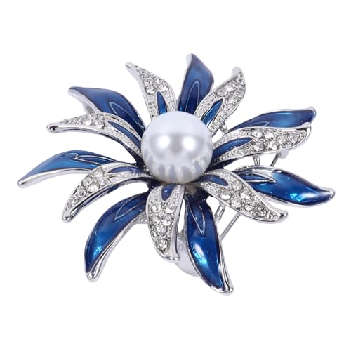 LRXIYODE 1 Stück Brosche Legierung mit Emaille Blumen Design Elegantes Accessoire für Damen Geeignet für Hochzeiten Partys und Alltag zur Dekoration von Kleidung Taschen Schals und von LRXIYODE