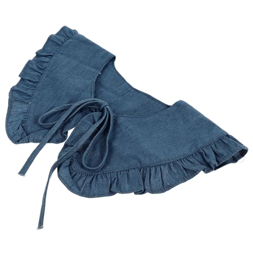 LRXIYODE 1 Stück Damen Abnehmbarer Fake Kragen Eleganter Hemdkragen mit Schleifen Design Multifunktionales Kleidung Accessoire für Stilvolle Outfits Einfache Handhabung und von LRXIYODE