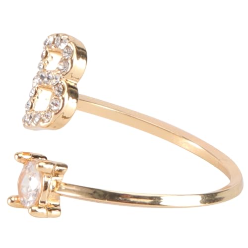 LRXIYODE 1 Stück Geteilter Buchstabenring Ringe Für Ringfrauen Fingerring Modering Versprechen Ring Mit Strass Besetzter Ring Modische Fingerdekoration Strasssteine Golden LRXIYODE 1 Stück Geteilter Buchstabenring Ringe Für Ringfrauen Fingerring Modering Versprechen Ring Mit Strass Besetzter Ring Modische Fingerdekoration Strasssteine Golden von LRXIYODE