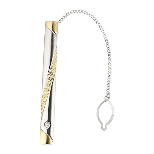 LRXIYODE Krawattenklammer für Herren Kupfer Krawattenclip Eleganter Business Krawattenverschluss Stilvolle Krawattendekoration für Anlässe Wie Hochzeiten und von LRXIYODE