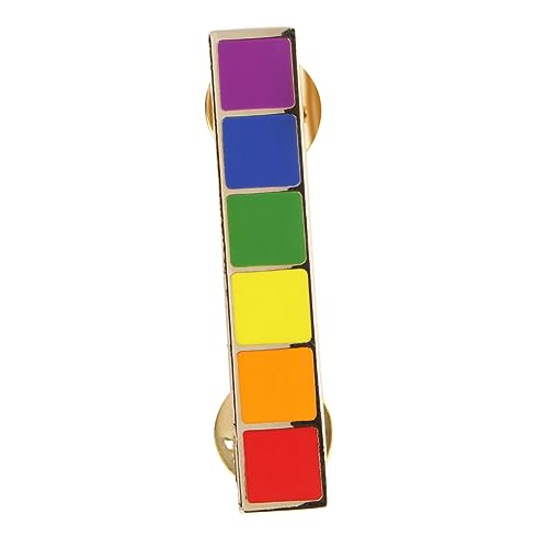 LRXIYODE 1 Stück Lgbt Regenbogen Brosche Anstecknadel für Pride Events Stilvolles Abzeichen für Kleidung Fein Gearbeitetes Design für Lgbtq Unterstützer und Modebewusste von LRXIYODE