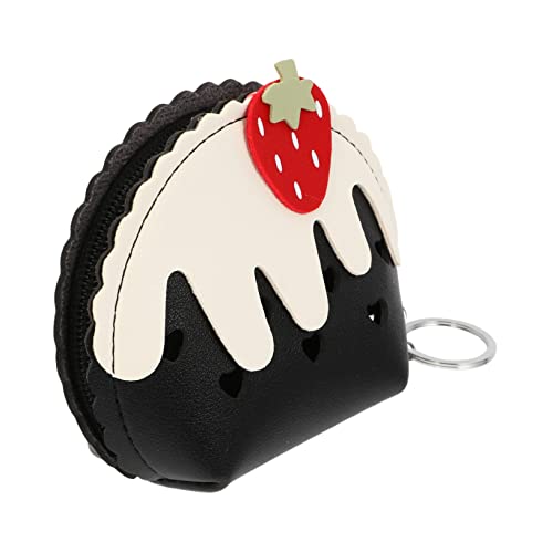 LRXIYODE 1stück Erdbeer-geldbörse Mit Reißverschluss Praktische Schlüsselanhänger-Tasche Leichte Aufbewahrung Für Münzen Und Karten Für Reisen Partys Und Shopping Langlebiges von LRXIYODE