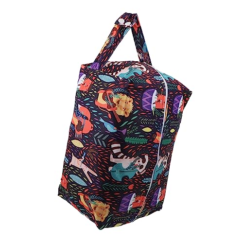 LRXIYODE 1 Stück Praktische wasserdichte Reise Nasstasche für Windeln und Kleine Gegenstände mit Tragegriffen für Unterwegs Leicht und Handlich von LRXIYODE