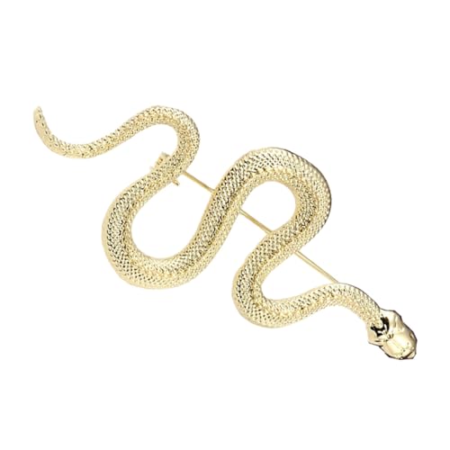 LRXIYODE 1 Stück Schlangenförmige Brosche Einzigartige Anstecknadel für Kleidung Elegantes Accessoire für Damen und Herren für Anzüge und Jacken Stilvolle Dekoration von LRXIYODE